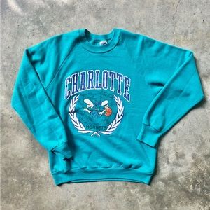 80’s Vintage 1988 Charlotte Sweatshirt CLT Hornets OG Team Amazing Condition NBA